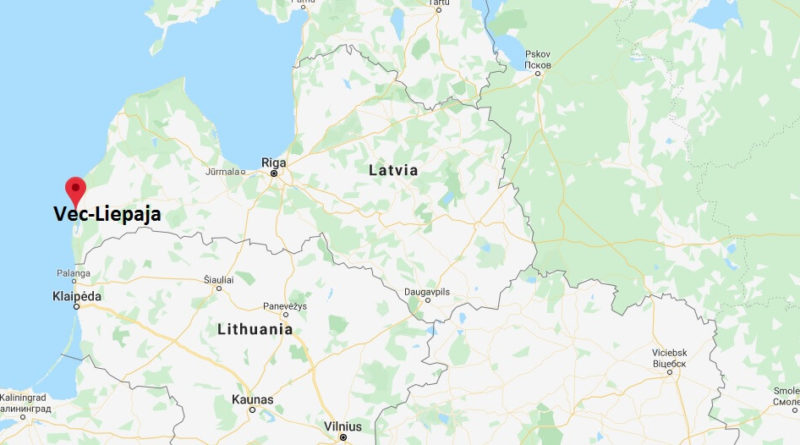 Where is Vec-Liepaja Located? What Country is Vec-Liepaja in? Vec-Liepaja Map