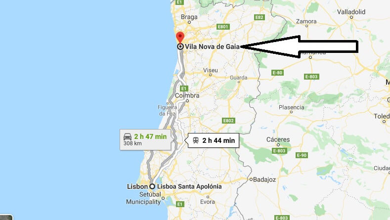 Where is Vila Nova de Gaia Located? What Country is Vila Nova de Gaia in? Vila Nova de Gaia Map