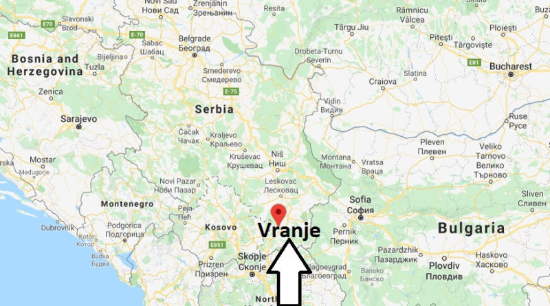 Where is Vranje Located? What Country is Vranje in? Vranje Map