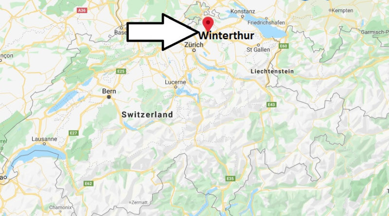 Where is Winterthur Located? What Country is Winterthur in? Winterthur Map