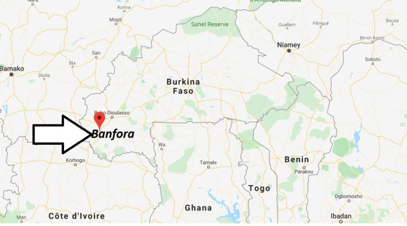 Where is Banfora Located? What Country is Banfora in? Banfora Map