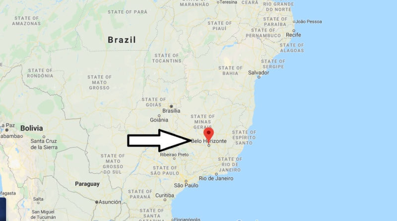 Where is Belo Horizonte Located? What Country is Belo Horizonte in? Belo Horizonte Map