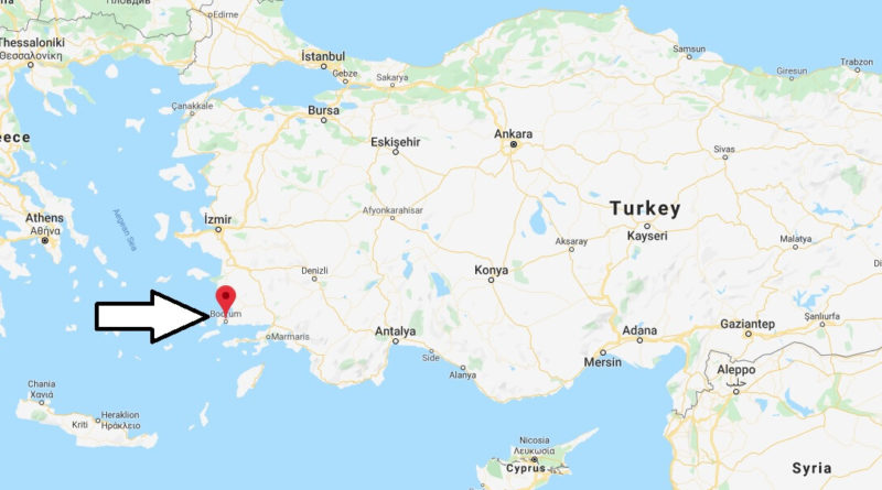 Where is Bodrum Located? What Country is Bodrum in? Bodrum Map