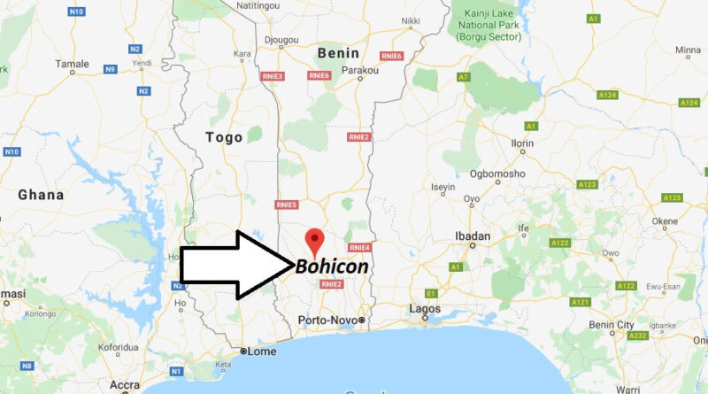 Where is Bohicon Located? What Country is Bohicon in? Bohicon Map