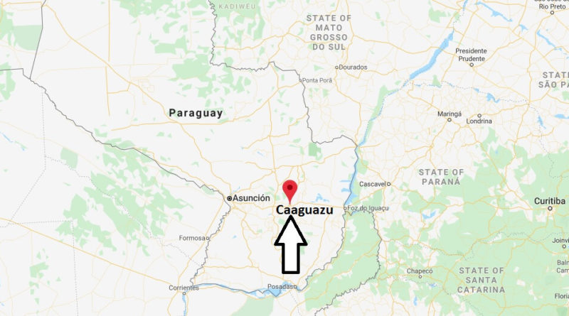 Where is Caaguazu Located? What Country is Caaguazu in? Caaguazu Map