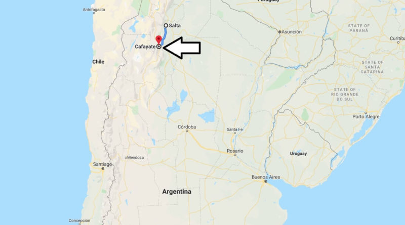 Where is Cafayate, Argentina Located? What Country is Cafayate in? Cafayate Map