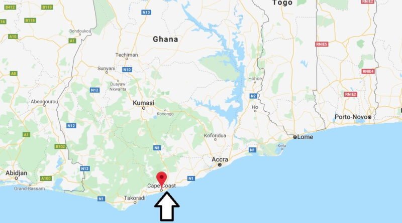 Where is Cape Coast Located? What Country is Cape Coast in? Cape Coast Map