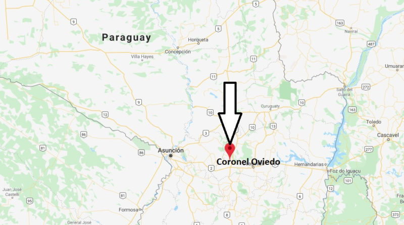 Where is Coronel Oviedo Located? What Country is Coronel Oviedo in? Coronel Oviedo Map