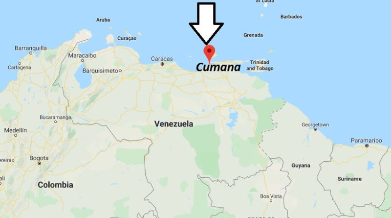Where is Cumana Located? What Country is Cumana in? Cumana Map