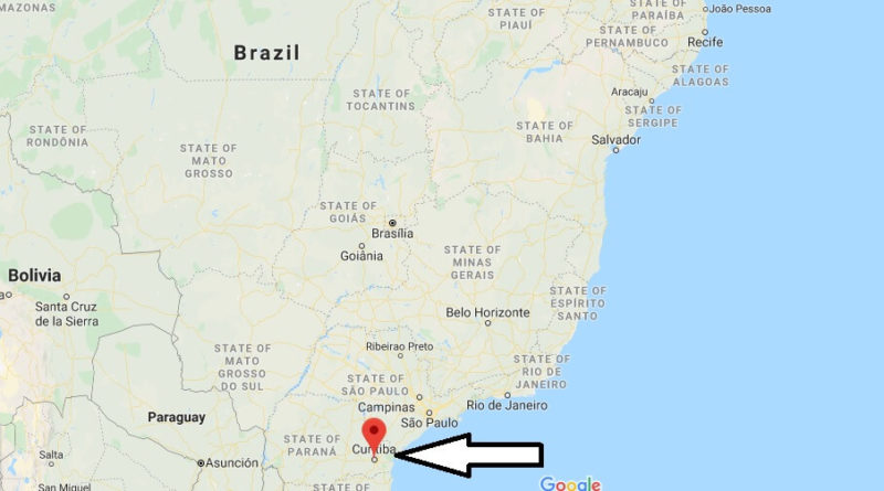 Where is Curitiba Located? What Country is Curitiba in? Curitiba Map
