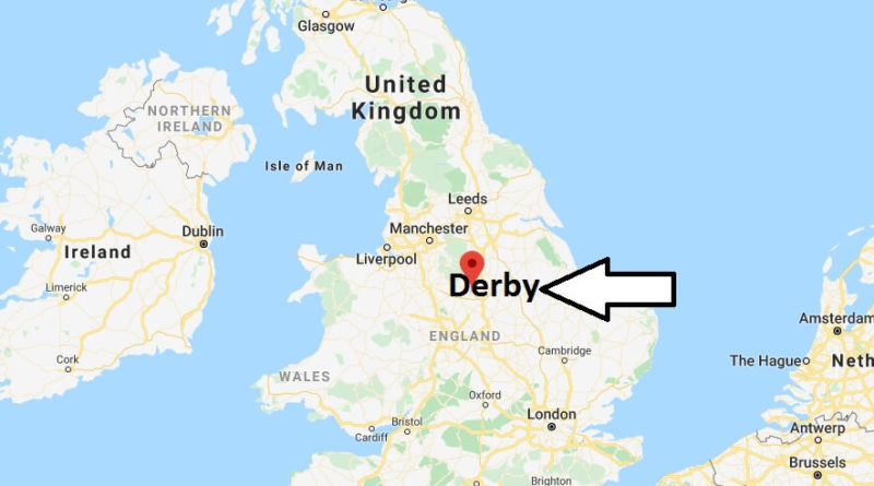 Where is Derby Located? What Country is Derby in? Derby Map