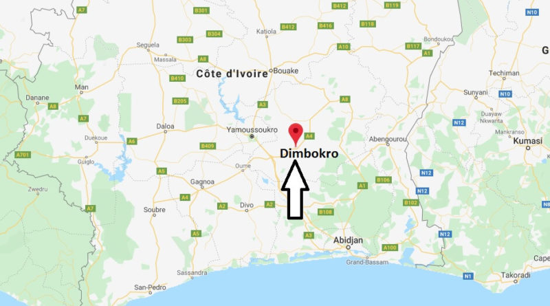 Where is Dimbokro Located? What Country is Dimbokro in? Dimbokro Map
