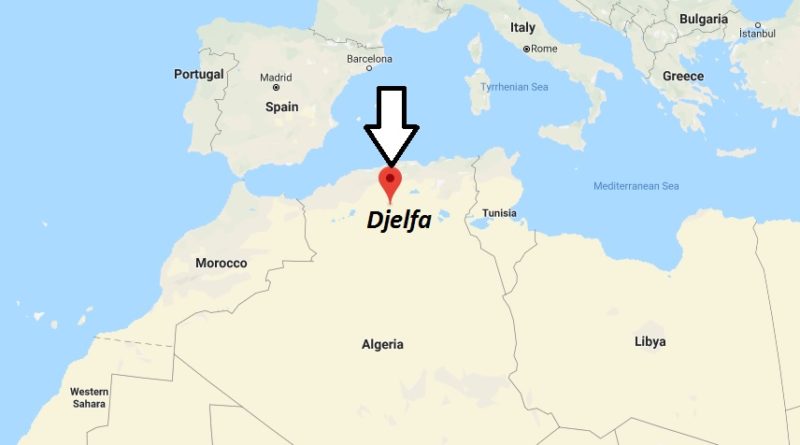 Where is Djelfa Located? What Country is Djelfa in? Djelfa Map