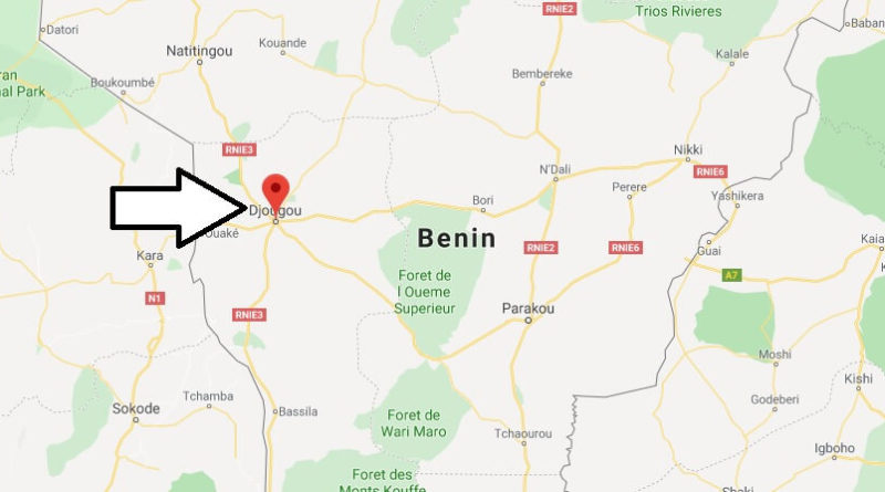Where is Djougou Located? What Country is Djougou in? Djougou Map