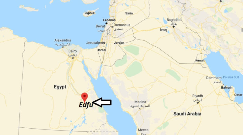Where is Edfu Located? What Country is Edfu in? Edfu Map