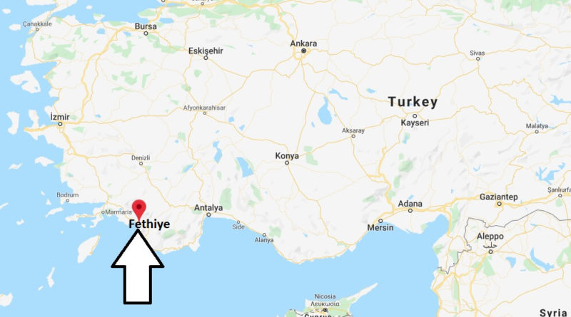 Where is Fethiye Located? What Country is Fethiye in? Fethiye Map