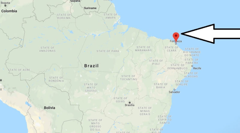Where is Fortaleza Located? What Country is Fortaleza in? Fortaleza Map