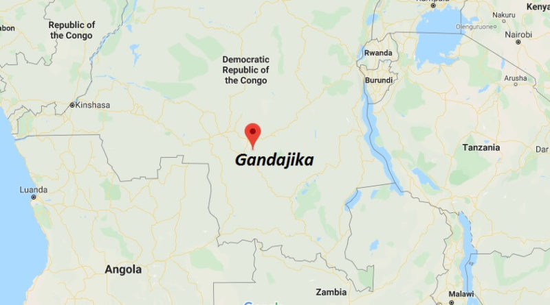 Where is Gandajika Located? What Country is Gandajika in? Gandajika Map
