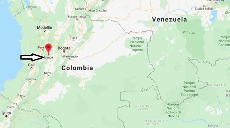 Where is Ibagué Located? What Country is Ibagué in? Ibagué Map