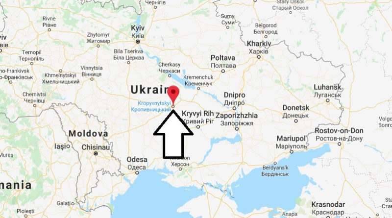 Where is Kropyvnytskyi Located? What Country is Kropyvnytskyi in? Kropyvnytskyi Map