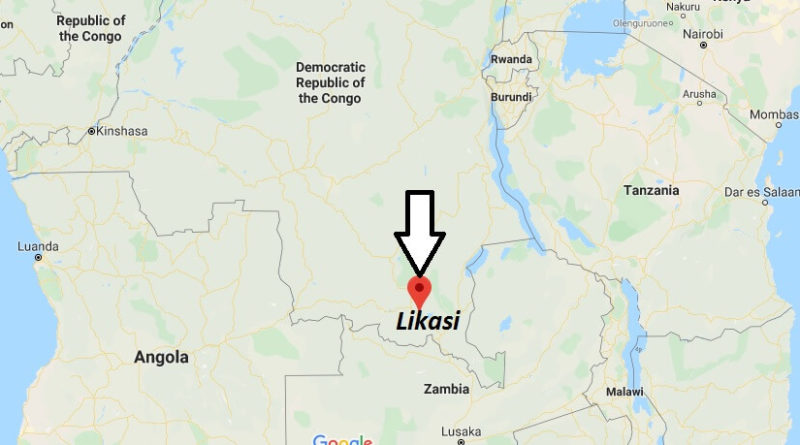 Where is Likasi Located? What Country is Likasi in? Likasi Map