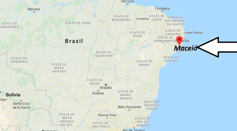 Where is Maceió Located? What Country is Maceió in? Maceió Map