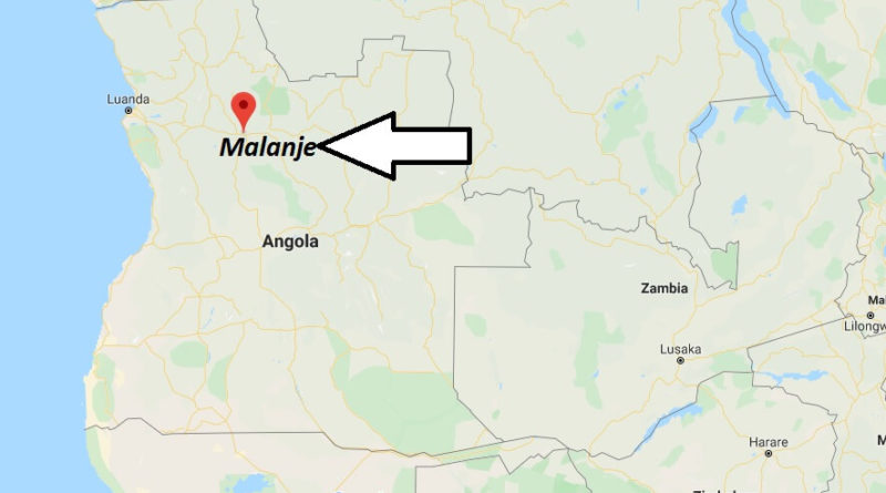 Where is Malanje Located? What Country is Malanje in? Malanje Map