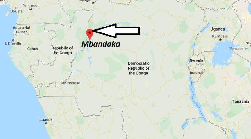 Where is Mbandaka Located? What Country is Mbandaka in? Mbandaka Map