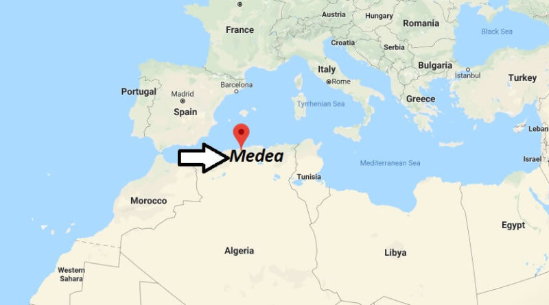 Where is Medea Located? What Country is Medea in? Medea Map