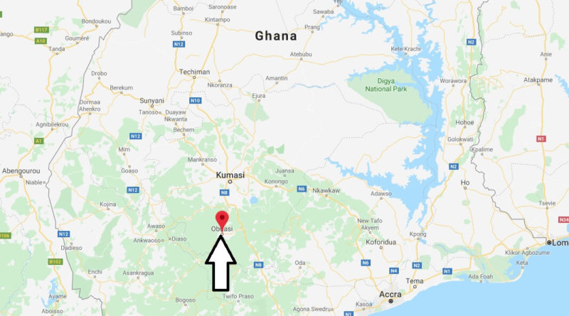 Where is Obuasi Located? What Country is Obuasi in? Obuasi Map