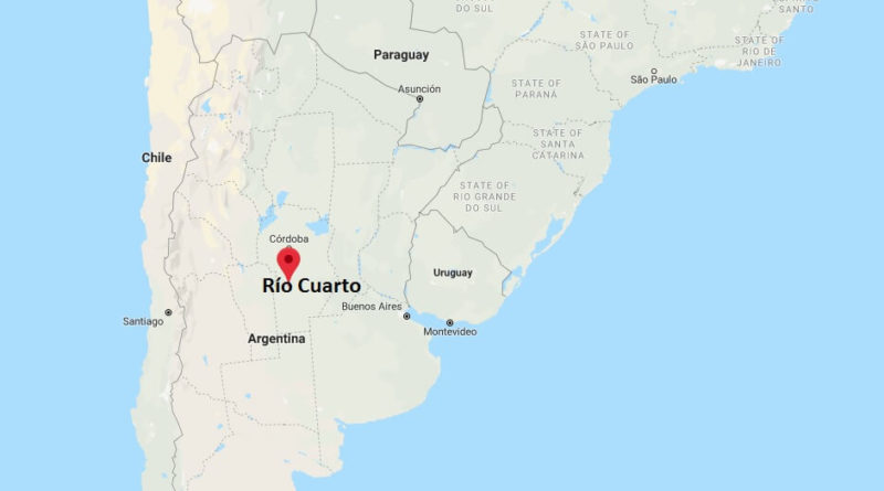 Where is Río Cuarto, Argentina Located? What Country is Río Cuarto in? Río Cuarto Map
