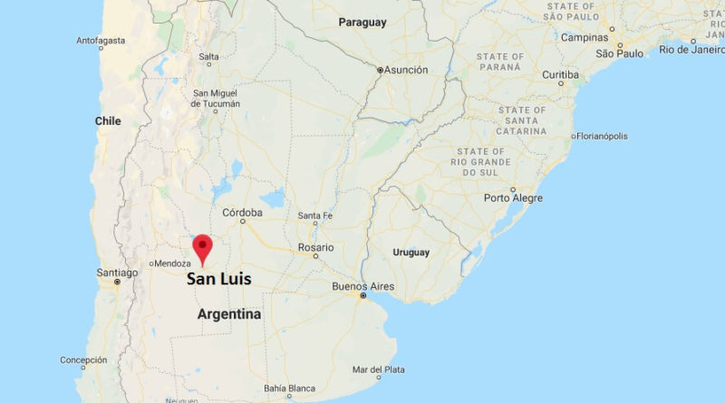 Where is San Luis, Argentina Located? What Country is San Luis in? San Luis Map
