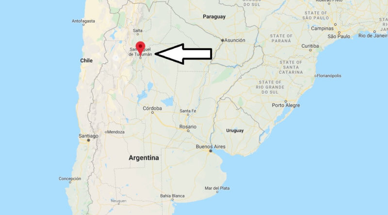 Where is San Miguel de Tucuman Located? What Country is San Miguel de Tucuman in? San Miguel de Tucuman Map