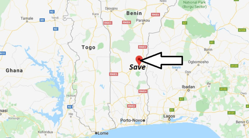 Where is Save Located? What Country is Save in? Save Map