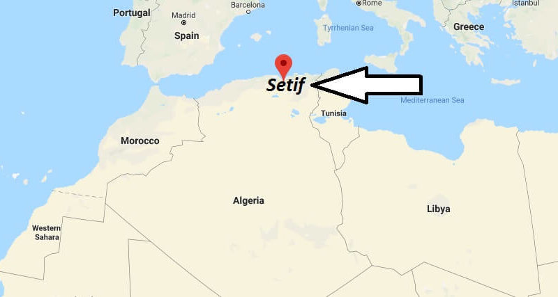 Where is Setif Located? What Country is Setif in? Setif Map