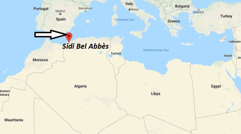 Where is Sidi Bel Abbès Located? What Country is Sidi Bel Abbès in? Sidi Bel Abbès Map