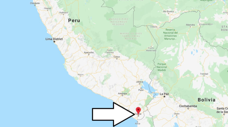 Where is Tacna Located? What Country is Tacna in? Tacna Map
