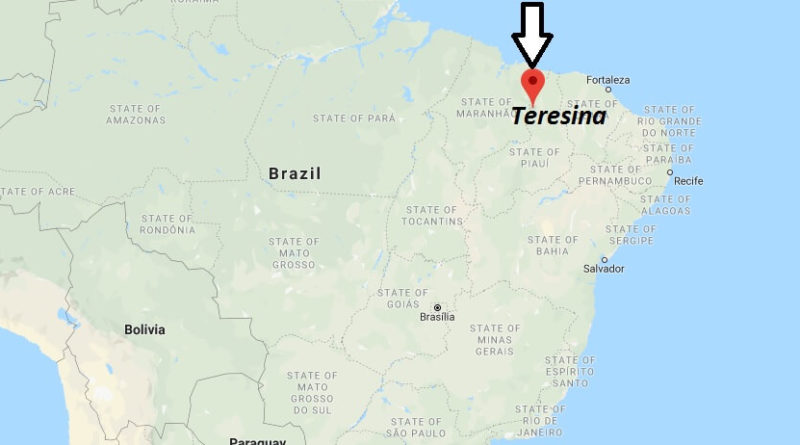 Where is Teresina Located? What Country is Teresina in? Teresina Map