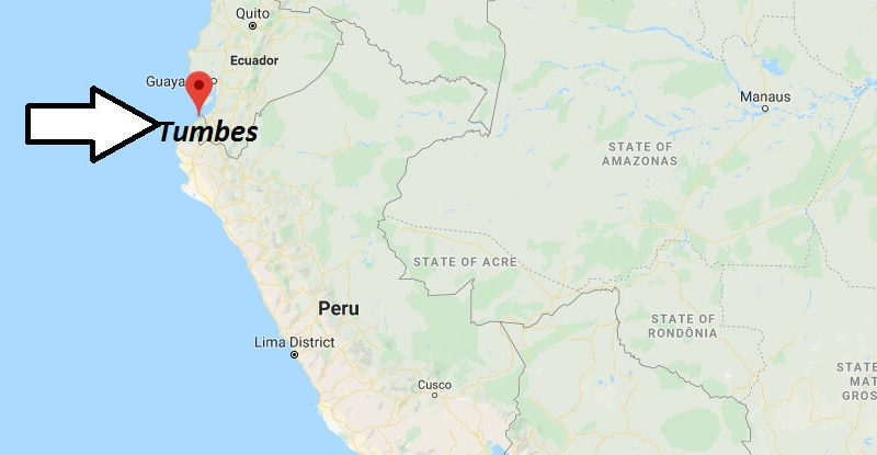 Where is Tumbes Located? What Country is Tumbes in? Tumbes Map