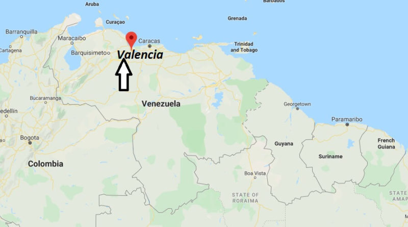 Where is Valencia, Venezuela Located? What Country is Valencia in? Valencia Map