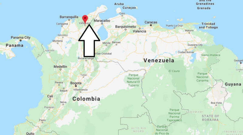 Where is Valledupar Located? What Country is Valledupar in? Valledupar Map