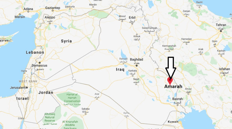 Where is Amarah Located? What Country is Amarah in? Amarah Map