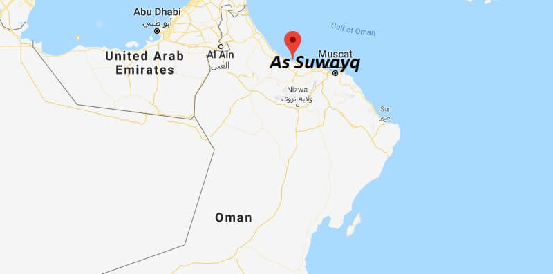 Where is As Suwayq Located? What Country is As Suwayq in? As Suwayq Map