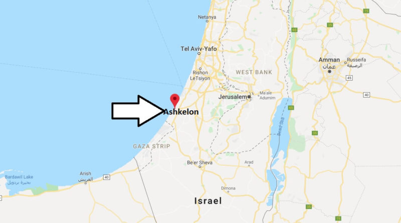 Where is Ashkelon Located? What Country is Ashkelon in? Ashkelon Map