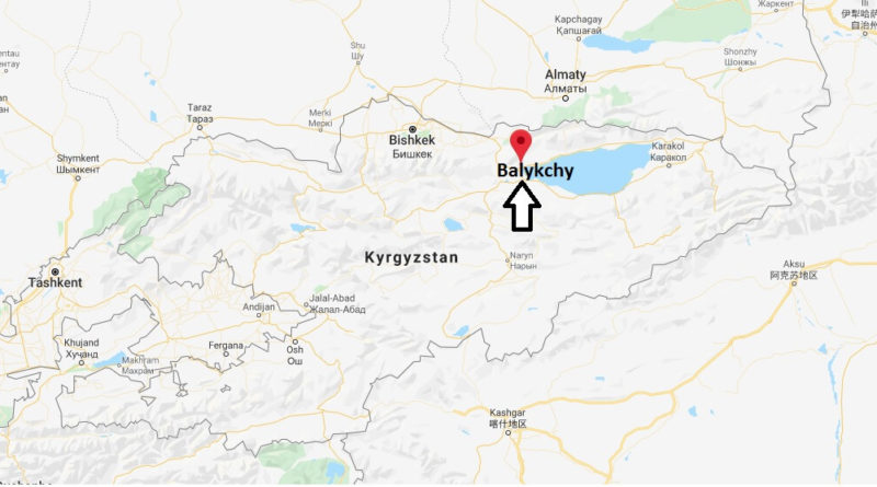 Where is Balykchy Located? What Country is Balykchy in? Balykchy Map