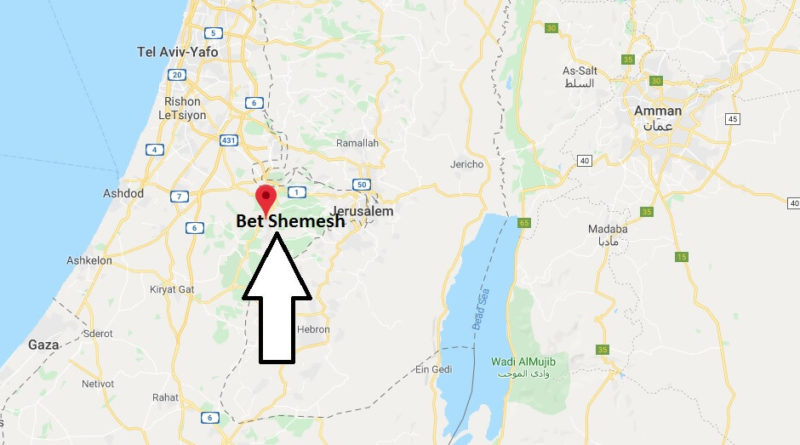 Where is Bet Shemesh Located? What Country is Bet Shemesh in? Bet Shemesh Map