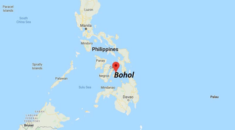Where is Bohol Located? What Country is Bohol in? Bohol Map