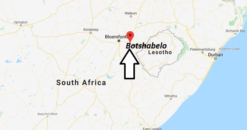 Where is Botshabelo Located? What Country is Botshabelo in? Botshabelo Map