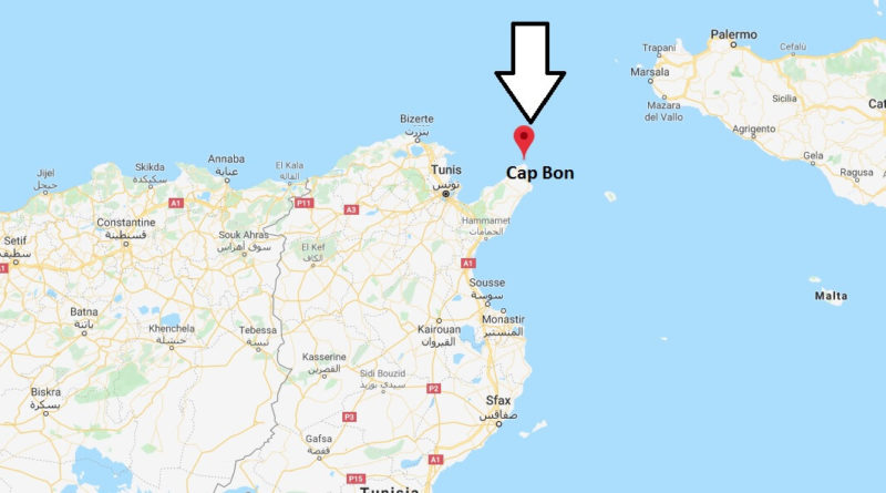 Where is Cap Bon Located? What Country is Cap Bon in? Cap Bon Map