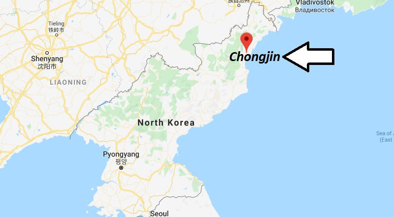 Where is Chongjin Located? What Country is Chongjin in? Chongjin Map